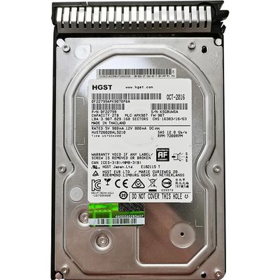2TB 3.5' 7200RPM 12G SAS 서버 하드 드라이브 H3C P/N 0F22799 평균 검색 시간 4.9ms