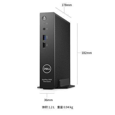 UHD 그래픽 Wyse 5070 미니 PC 클라우드 데스크톱 델 얇은 클라이언트 4GB RAM 및 16GB SSD