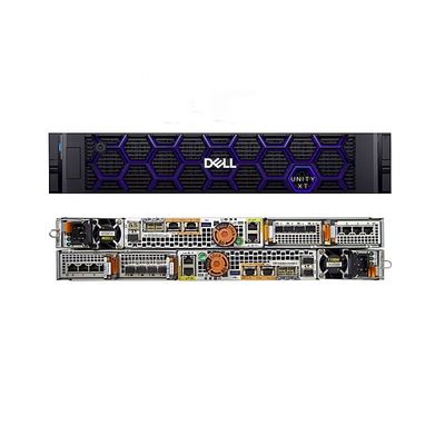 델 EMC 유니티 XT 380F 듀얼 컨트롤러 128G 캐시 8x16G FC 포트 6*3.84T 플래시 디스크