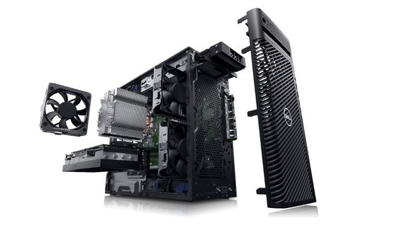 핫 델 정밀 t3660 타워 워크스테이션 8GB 메모리 및 2.1GHz 프로세서 속도