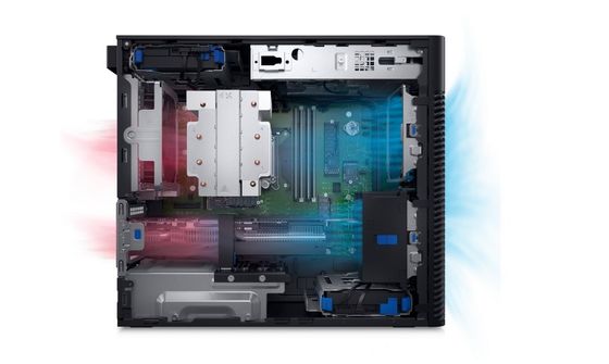 핫 델 정밀 t3660 타워 워크스테이션 8GB 메모리 및 2.1GHz 프로세서 속도