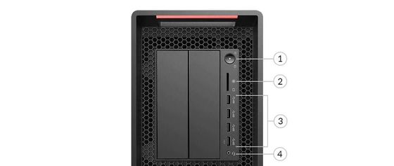 16GB DDR4 메모리 1000W 전원 공급 장치 Lenovo ThinkStation P720 비즈니스용 워크스테이션