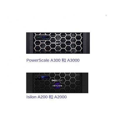스톡 DELL 파워스케일 A300 파워스케일 아카이브 NAS 플랫폼 6 코어 프로세서 타입