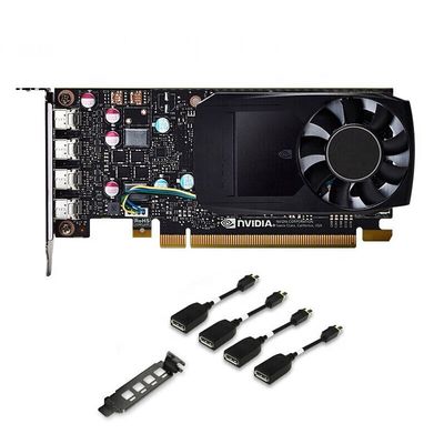 PCI 익스프레스 3.0 16X NVIDIA QUADRO P1000 미니 디스플레이 포트 출력 프로