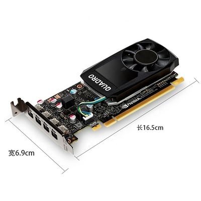PCI 익스프레스 3.0 16X NVIDIA QUADRO P1000 미니 디스플레이 포트 출력 프로