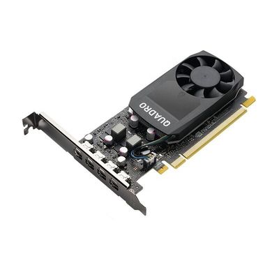 팬쿨러 NVIDIA T1000 4G GDDR6 GPU 128비트 메모리 인터페이스 PCI 익스프레스 3.0 x 16