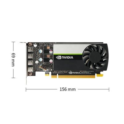 1201MHz 코어 클럭과 4GB 메모리 클럭을 갖춘 Nvidia T600 4GB GDDR6 그래픽 카드