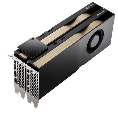 엔비디아 RTX A5000 24GB GDDR6 384비트 그래픽 카드 폼 팩터 4.4" H x 10.5" L