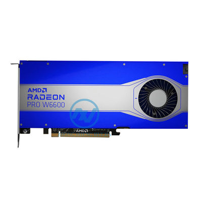 오리지널 AMD 라데온 프로 W6600 그래픽 카드 PCI 익스프레스 지원 후속 호환성