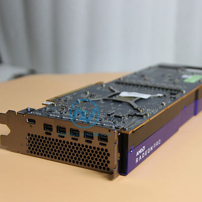 14Gbps 메모리 클럭 W5700 8GB GDDR6 PCI 익스프레스 4.0 x16 그래픽 카드