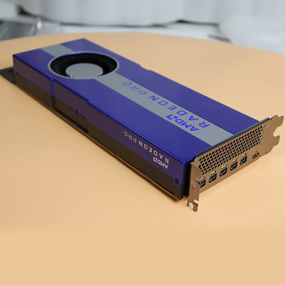 14Gbps 메모리 클럭 W5700 8GB GDDR6 PCI 익스프레스 4.0 x16 그래픽 카드