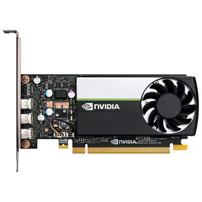 PCI 익스프레스 3.0 X16 코어 클럭 2.1GHz NVIDIA QUADRO T400 4GB GDDR6 그래픽 카드