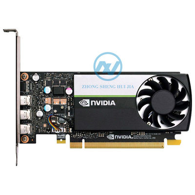 PCI 익스프레스 3.0 X16 코어 클럭 2.1GHz NVIDIA QUADRO T400 4GB GDDR6 그래픽 카드